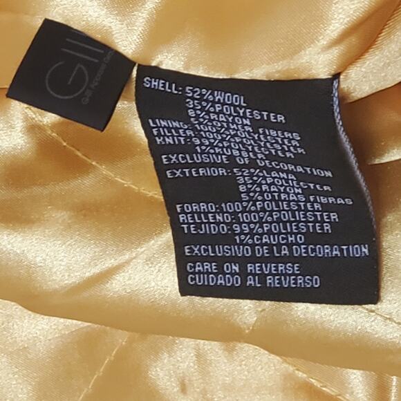 Redskins NFL Wool G-III Apparel Group 2XL Zip Up Bomber Jacket Coat - Picture 9 of 14